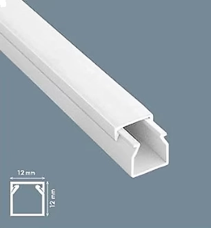AVİX KABLO KANALI YAPIŞKANLI 12X12 1 BOY (2 METRE)